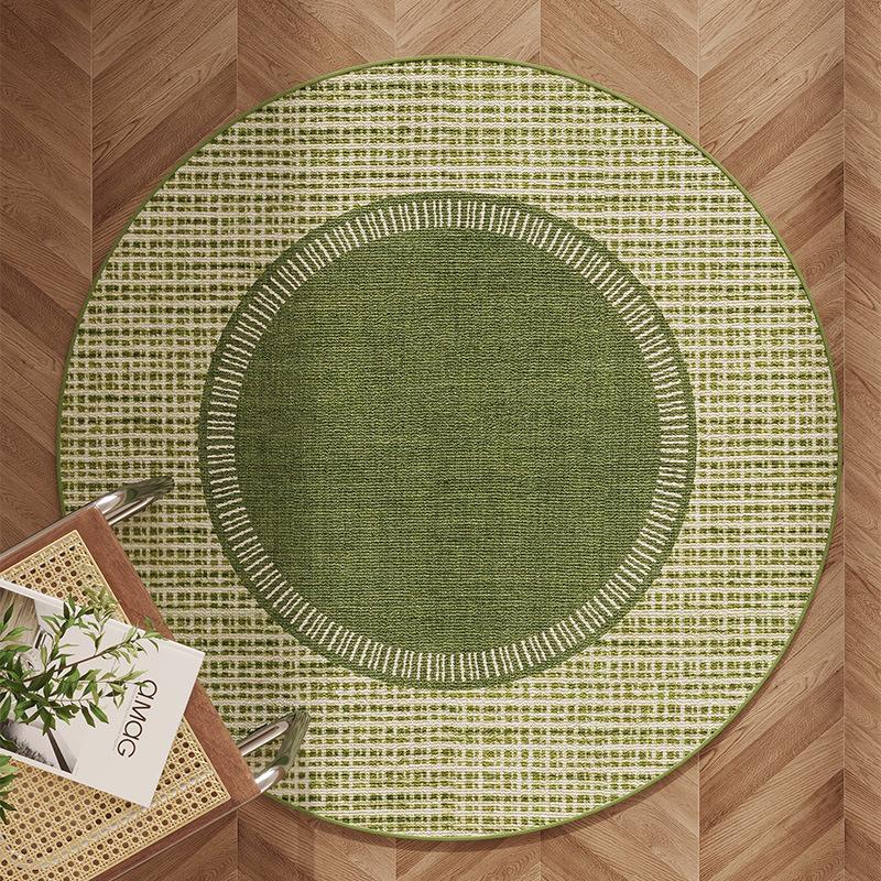 

Круглый ковер для гостиной, под диван, коврик для чайного столика, ковер для спальни, кабинета, прикроватный ковер 60*60cm