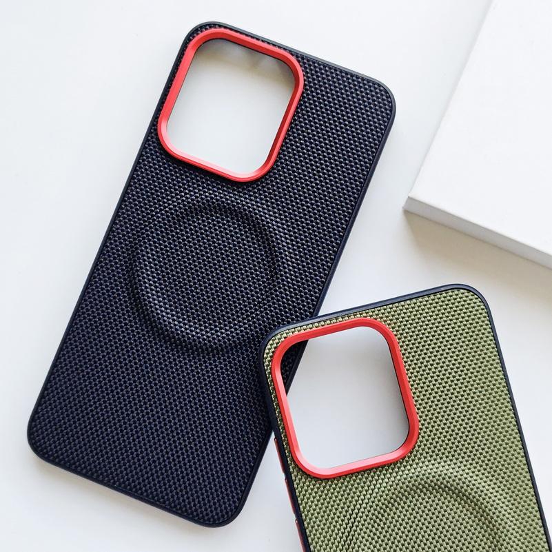 Magnetic Ring With Red Circle Lens Heightened protect Case For OnePlus Turbo 6 6v 15R 15 13s 13T 13R 13 1+ Ace 6 6T 5 pro Cover