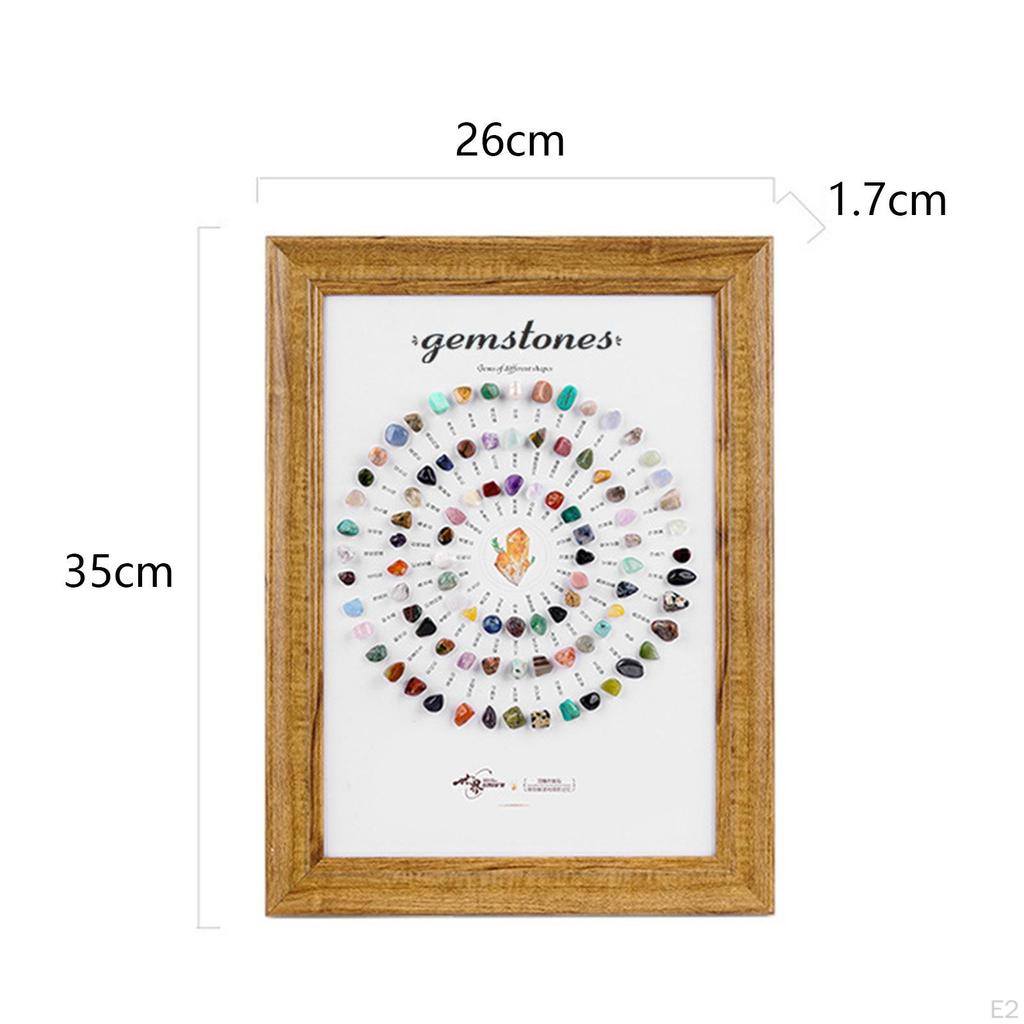 Mineral Specimen Educational Toy Gemstone Home Decoration for Friend Boy Kid