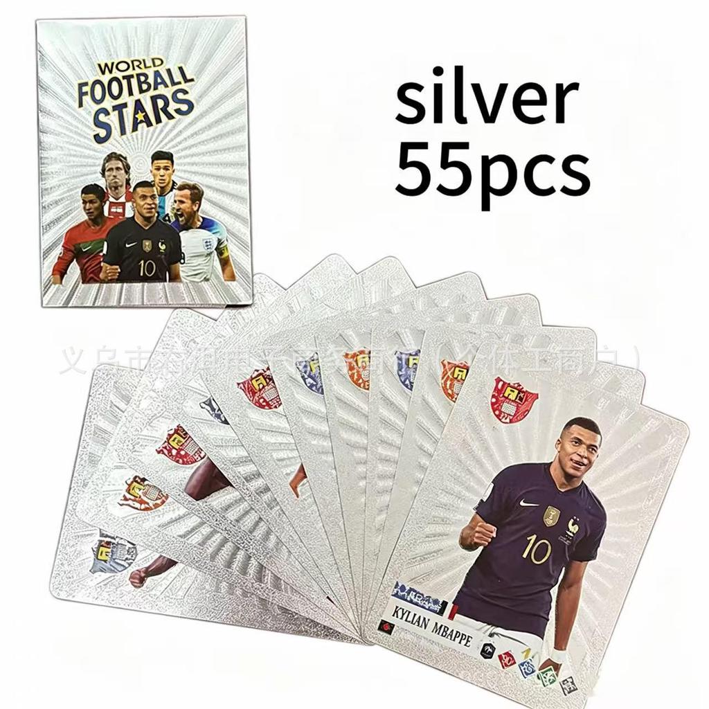 2026 World Cup Collectible Star Cards: Messi & Ronaldo in Gold Foil (55 sheets)
