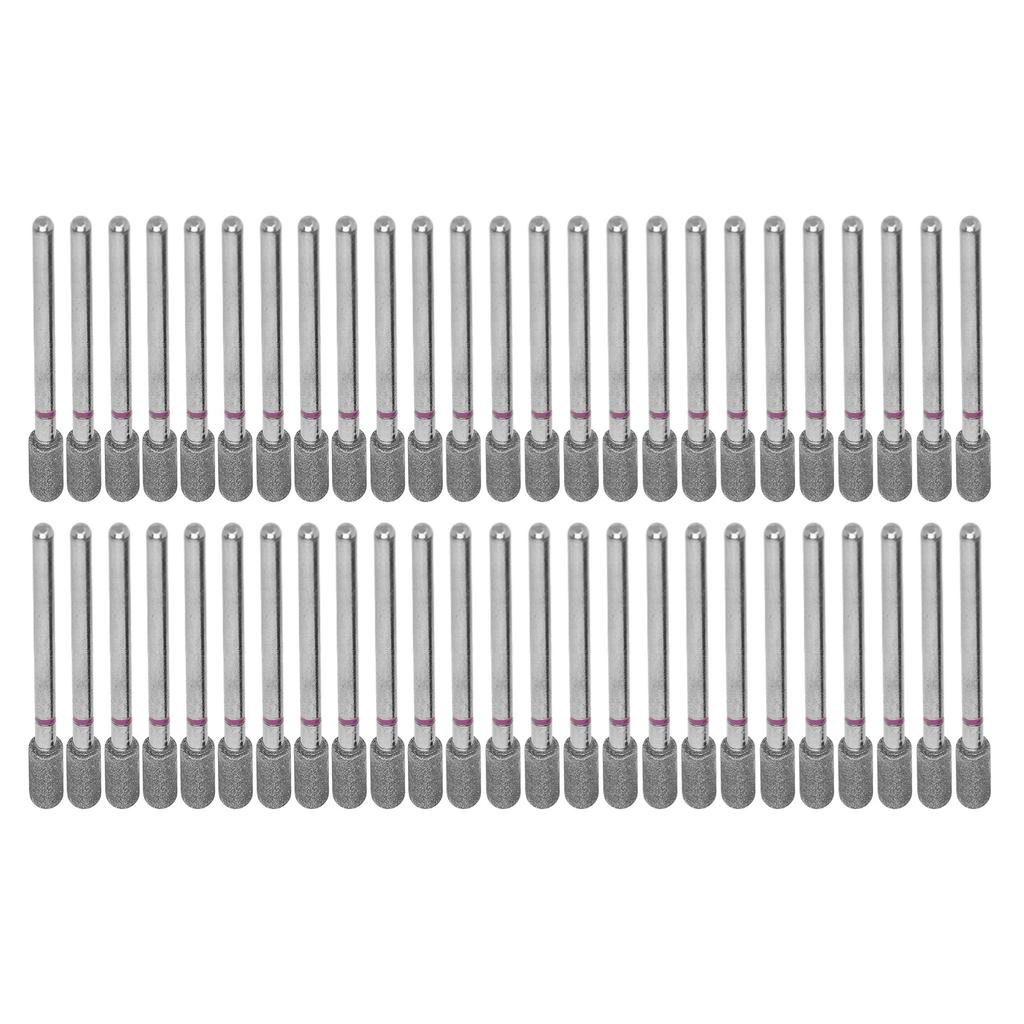 50pcs Carborundum Nail Drill Bits Remove Dead Skin Universal Nail Polishing Grinding Heads P5