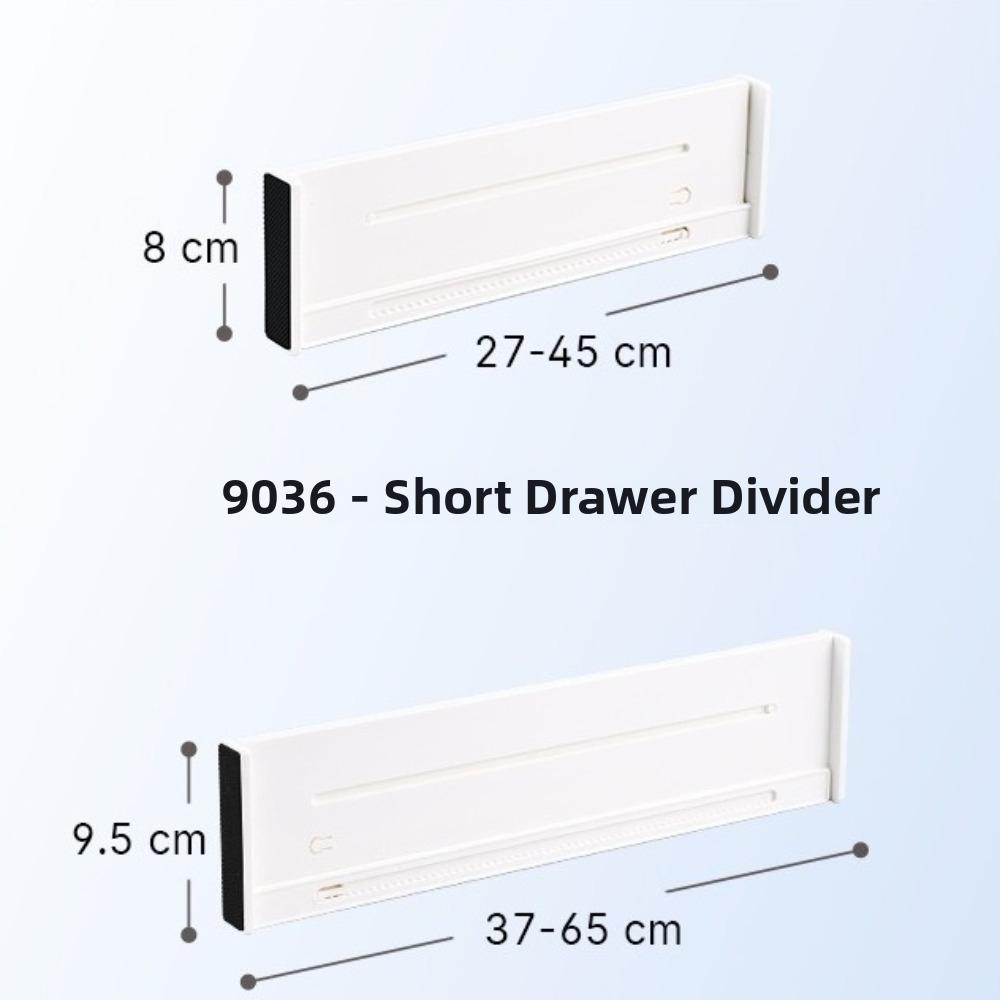 Retractable Drawer Storage Partition White Space Saving Sorting Baffle HIPS Multi-functional Tableware Organizer for Underwear