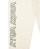 Wacky Willy Typographic Sweatpants Cream