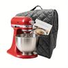 [Durable Stand Mixer Cover] Durable 1pc Multi-Color Stand Mixer Dust Cover with Side Storage Bag | Quilted Polyester, Perfect for Kitchen Appliances