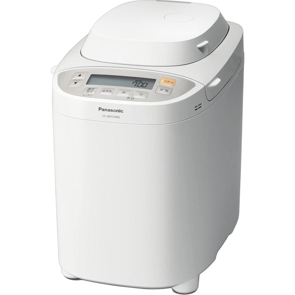 Panasonic domowy piekarnik do chleba typ 2 bochenków biały SD-BMT2000-W(Import do Japonii — brak gwarancji)
