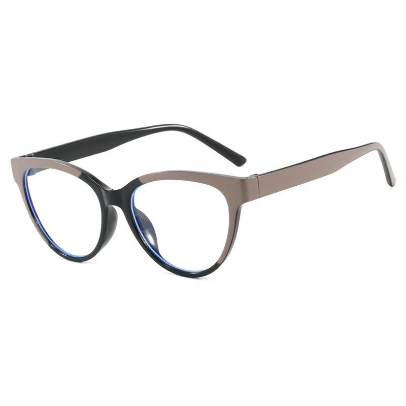 Trendy Vintage Triangle Eyeglasses Frames Ladies Cat Eye Prescription Optical Male Glasses Colorful Spectacle Frame Frame