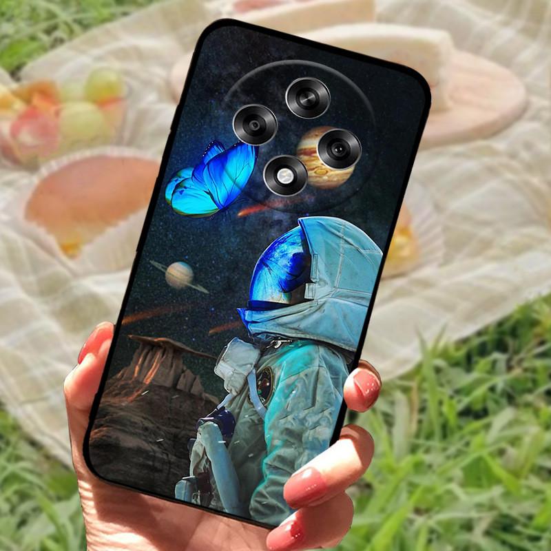 Für OPPO Reno 12 F Hülle Marmor Weiches Silikon Stoßfest Coque Für OPPO Reno 12F 5G Schützen Handyhülle Reno12F Fundas