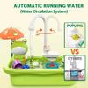 New Play Sink With Kitchen Sink Tap Water  Electric Faucet Play Kitchen Toy Swimming Pool Floating Fishing Toys Water Play Gifts