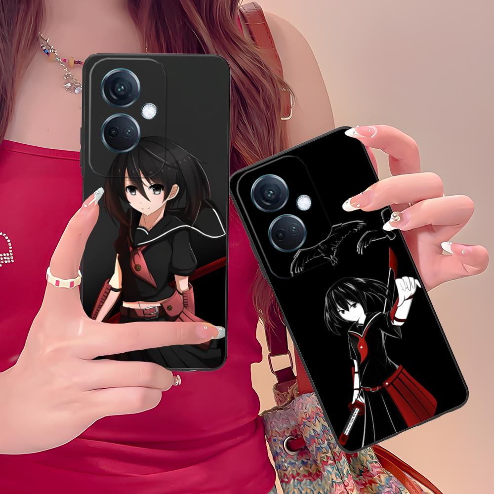 Akame Kurome Matte TPU Mobile Phone Case for OPPO Find X9 X8 X7 X6 X5 X3 X2 Plus S Pro Ultra Lite Colorful Printing Cover