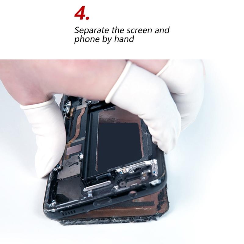High Strength 0.1mm Steel Phone Pry Tool For Curved Display Removal Ergonomic Grip And Slim Design Smartphone Repair Accessory