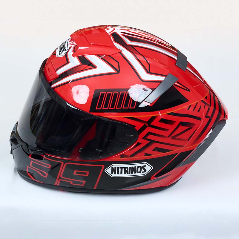 Original Full Face Motorcycle Helmet X14 Red Helmet Riding Motocross Racing Motobike Helmet ECE Approved Women Safety Hat Casque