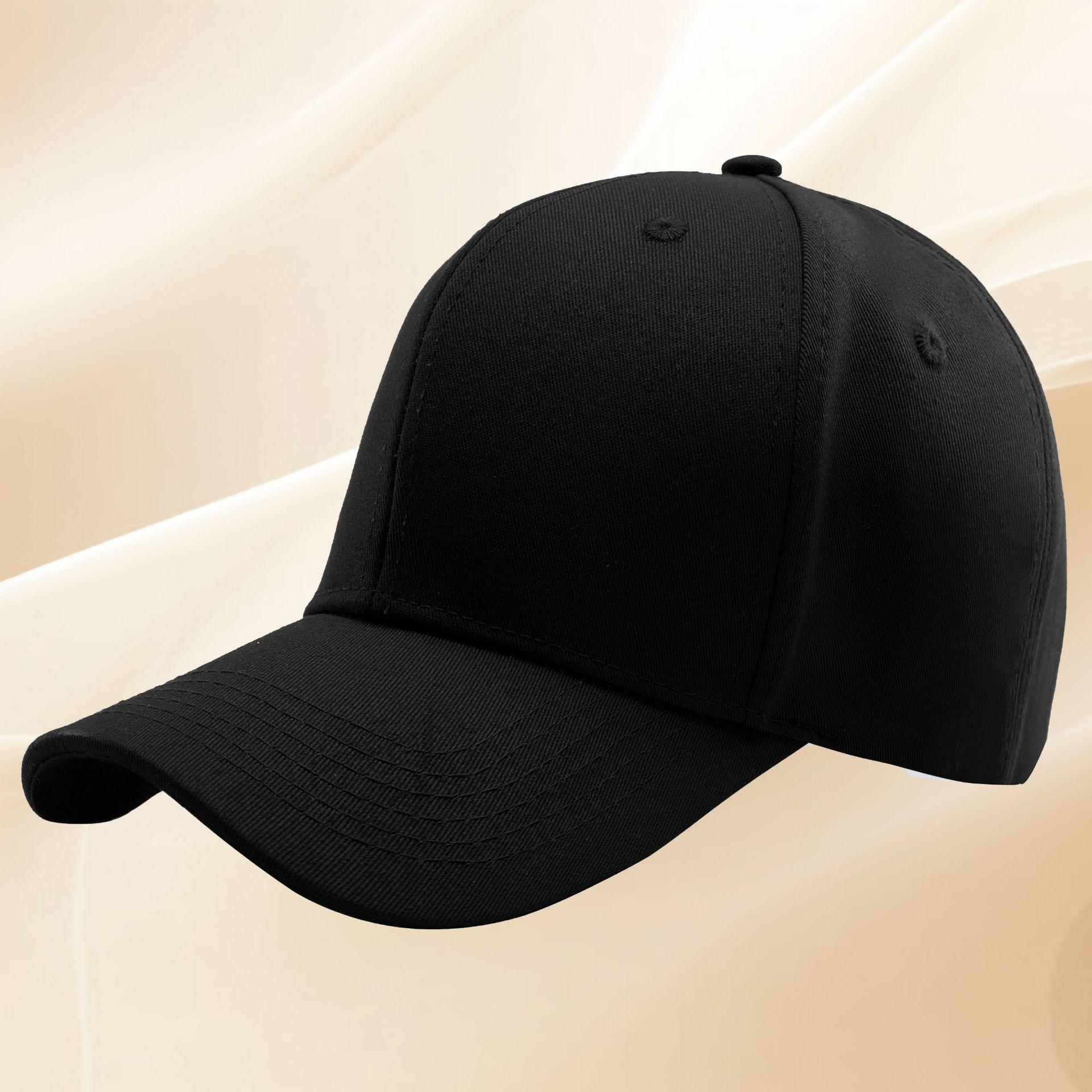 Custom Logo Summer Sunshade Sporty Baseball Cap Outdoor Unisex Advertising Hat Digital Printing 100% Cotton Metal Buckle чёрный