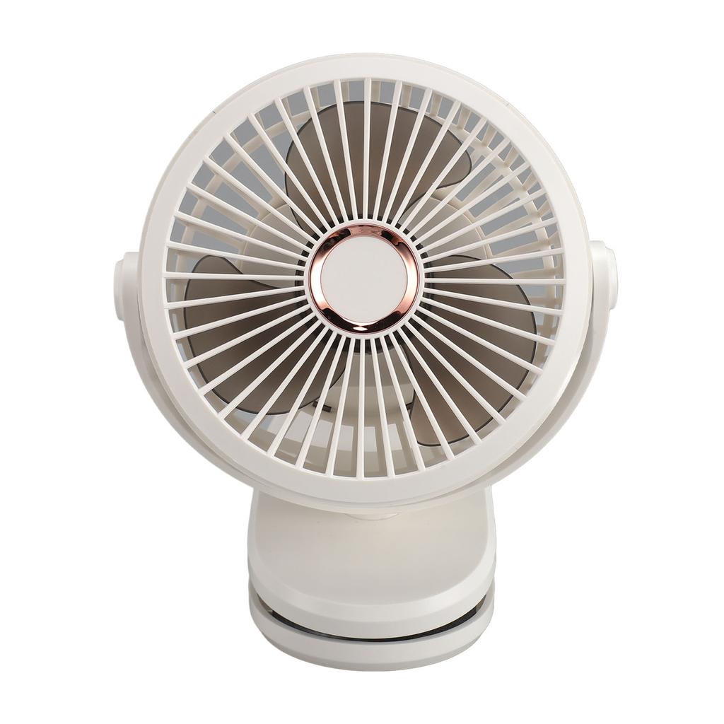 10000mAH USB Clip On Fan Rechargble Miniature Table Fan Portable 360 Degree Rotate Cooling Fan for Bedroom   Desktop