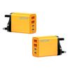 120W Dual PD & USB Charger for Apple, Huawei, Xiaomi - EU/US/UK Plug, Type-C Fast Charging