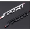 ABBS1 1x Fashion Sport Emblem Badge Car Trunk Fender Sticker Auto Car Racing Decal Decor Silver Black Accessories Stickers Body Kits