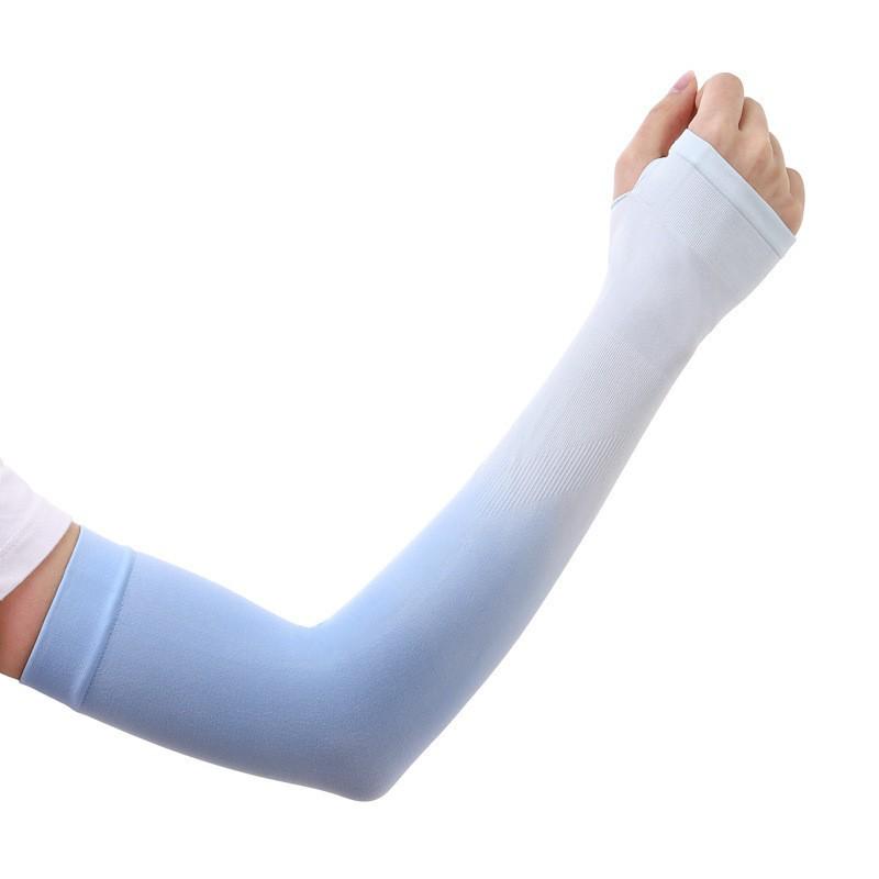 Unisex Summer Gradient Ice Silk UV Protection Cycling Sleeves