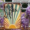 2D Flat, 1pc Retro "Here Comes The Sun" Metal Wall Sign - Retro Motivational Quote Aluminum Sign, Indoor/Outdoor Decoration Suitable for Home