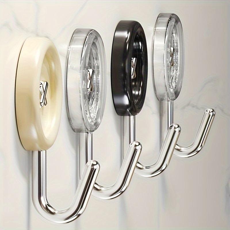 4pcs Button Hooks, Utility Hooks, Wall Decorative Key Hooks for Hanging Hats, Towels, Keys, Towel Hooks for Home, Kitchen, Bathroom