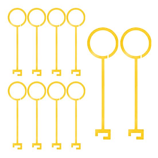 10 Stück Tontaubenhaken Schwerlast Witterungsbeständiger Kunststoff Tontaubenhalter Outdoor Schießübung Hängender Zielaufhänger