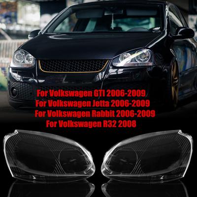 Kryt předních světlometů Průhledné pouzdro Čočky předních světlometů Kryt lampy Pro VW MK5 GOLF 5 GTI Jetta Rabbit 2006-2009