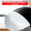 1Pc White Round Rice Steamer Mat Paper Silicone Thickened Non Stick Pads Buns Baking Pastry Mesh Mat Cooking Tools