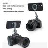 Collapsible Metal Phone Holder Featuring Magnetic Locking System Double Orientation Shoots Cold Shoe Expansion Interface