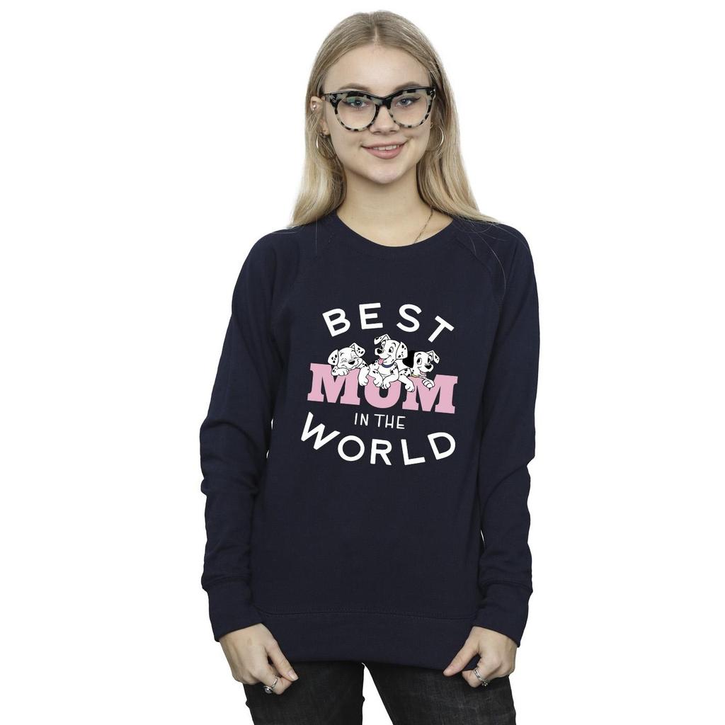 Disney Damen/Damen 101 Dalmatiner Beste Mama der Welt Sweatshirt