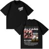 Alvaro Diaz Omakase Album 2026 Tour Merch Tees Men Women Hip-hop T-shirt Short-sleeved Cotton Casual Loose Gothic Punk T-shirts