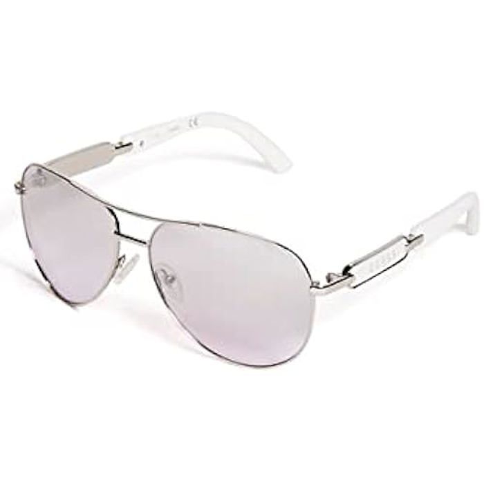 Lunettes De Soleil - GUESS - Aviateur - Teinté Miroir - Métal - Femme