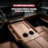 For Wuling Baojun Huajing S Car Central Control Wireless Charging Phone Storage Box Silicone Non-Slip Pad Anti-Scratch Protector