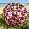 Betty Boop Print Size 5 Soccer Ball, PU Wear Resistant Football for Match Training and Daily Practice, Birthday Gift for Soccer Fans