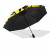 1pc Bee Honeycomb Automatic Folding Umbrella Compact Lightweight Travel Umbrella with 8-Rib Sturdy Frame, Windproof & Self031