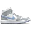 Air Jordan 1 Mid 'Wolf Grey Aluminum' Women's Jordan BQ6472-105