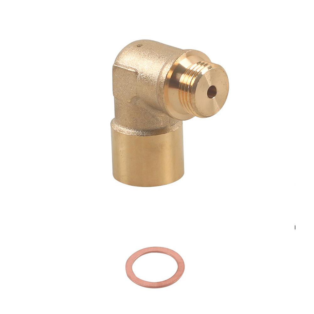 M18 X 1.5 02 Bung Extension O2 Oxygen Sensor Angled Extender Spacer 90 Degree