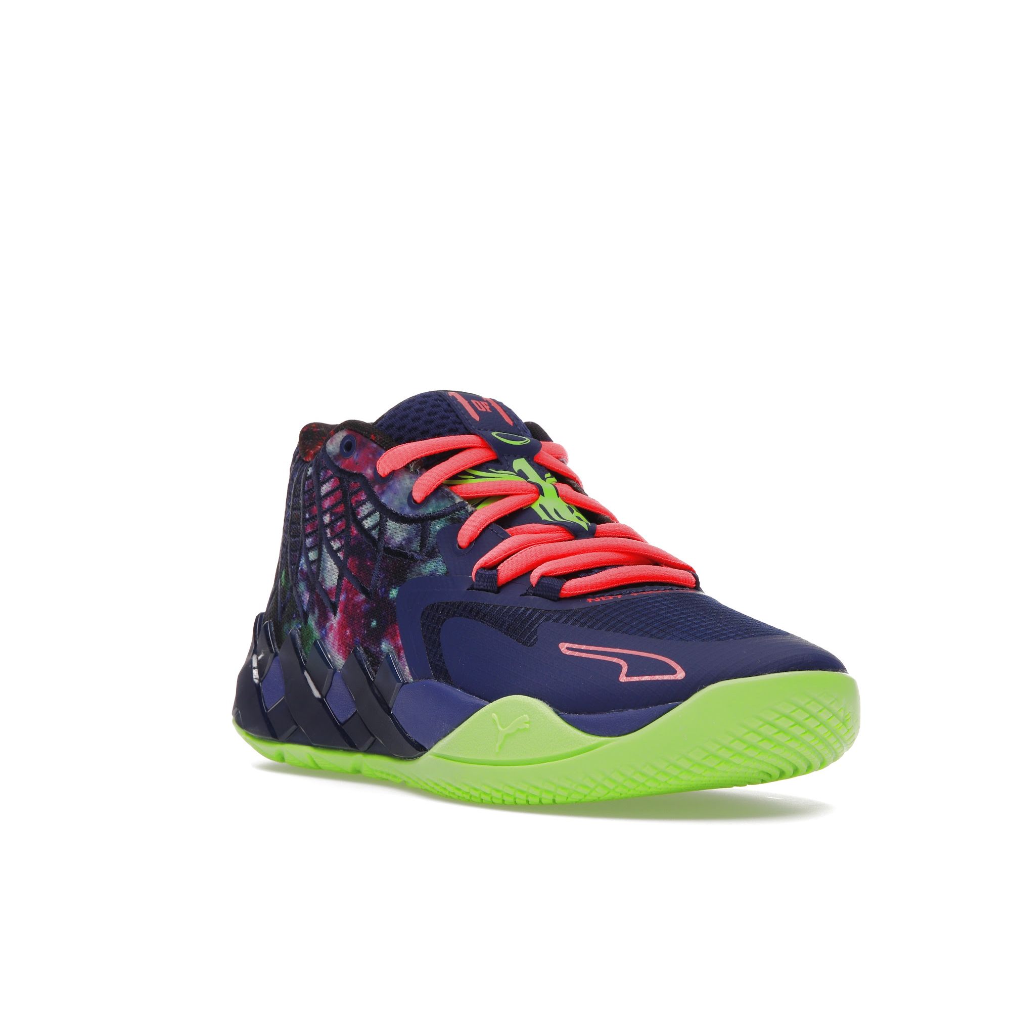 Кроссовки Puma MB.01 Jr Galaxy Kids Синий Электро-Синий Зелёный-Gecko 376887-07 38 — фото 3