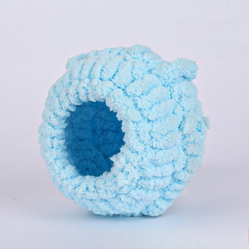 Plush Woven Parrot Bird Nest Soft Warm Cave Hut Multiple Colors Cozy Rest House for Small Pet Birds Cage Indoor