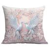 New Retro Imitation Three-dimensional Flower and Bird Pillowcase Home Living Room Sofa Cushion Pillowcase Decoration
