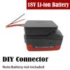 A25F-For Metabo 18V Battery Adaptor Adapter Li- Battery Connector Dock Output 12 AWG 1 Piece Replacement Part