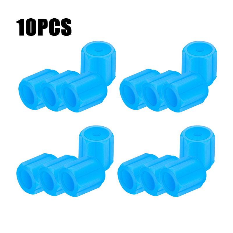 10PCS Luminous Valve Caps Fluorescent Red Night Glowing Car Motorcycle Bicycle Wheel Styling Tyre Hub Universal Cap Decor