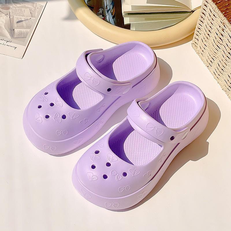Women's Mary Jane Summer Slippers - Cool, Lightweight EVA Home Shoes