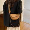 Minimalist Pu Saddle Bag For Women With Crossbody Strap For Daily Use