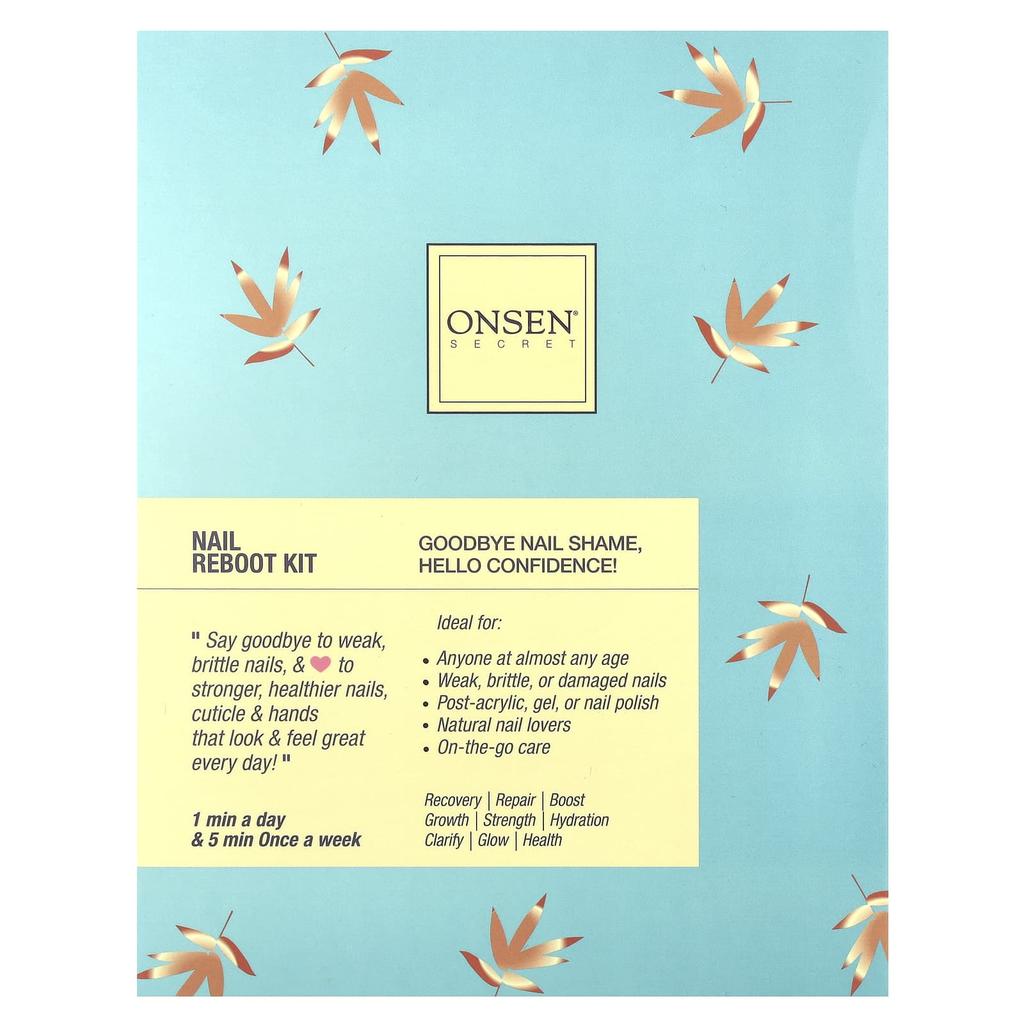 Nail Reboot Kit, Oil Infused, 7 Piece Kit