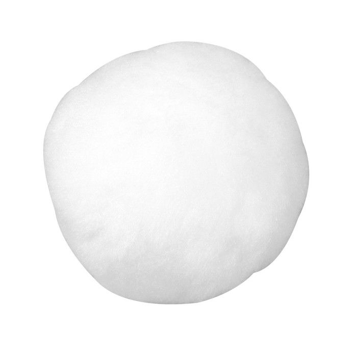 Pompons, blanc, 30 mm, 20 pces