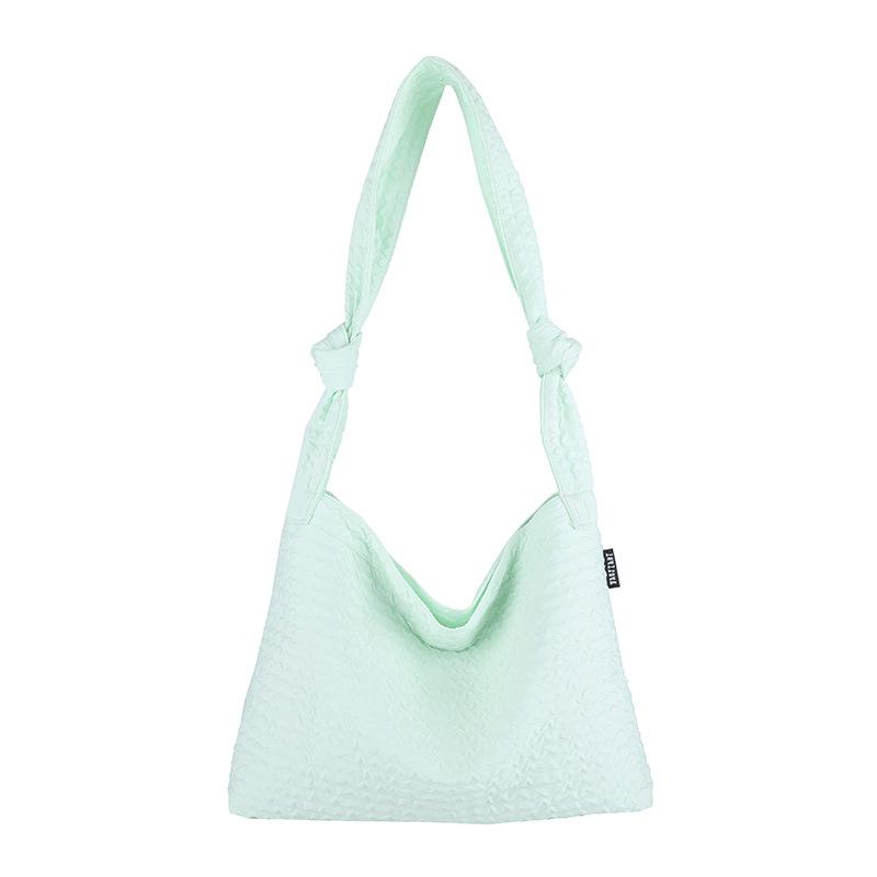 2026 Summer Stylish Large Capacity Women's Tote Bag - Gentle Texture, Plain Color, Shoulder/Handheld