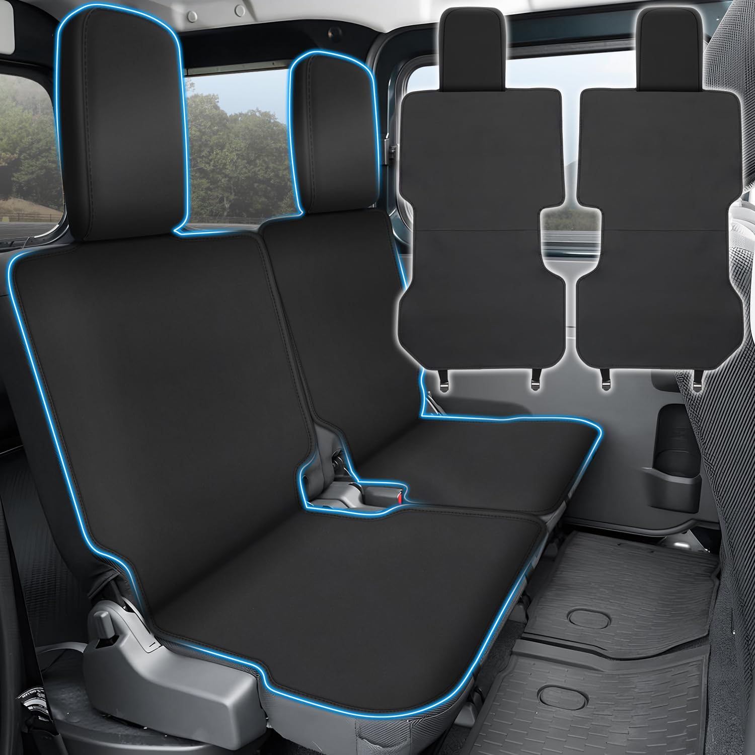 

Cartist Car Seat Covers for New Daihatsu Atrai and S710W Models 2021 Full Surround Sound Seat Custom Designed for Seat Interior and Rear Seat Custom чёрный