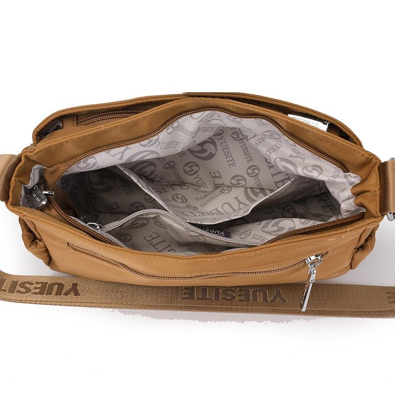 Lightweight Single Shoulder Oblique Span Small Bag, Winter New Women's Versatile Texture Niche Oxford Cloth Pillow Bag