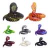 Action Figure 3D Printed Snake Articulated Bush Vipers Dragon Snake Integrated Joint Mobility Statue Ornament Home Decor Gift