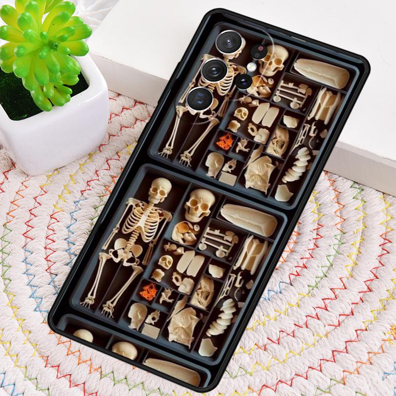 Radiological human organs Skeleton Phone Case For Samsung Galaxy note 10 pro S26 S25 S24 S23 S22 Ultra Plus S21 FE S20 Cover