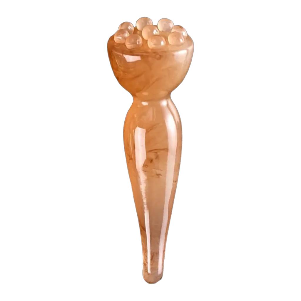 Resin Massage Stick Lotus pod shape massager Face Scraping  Reduce Puffiness Scraping Board Reduces Wrinkles And Fine Lines