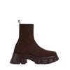 Plus Size Women's Flyknit Sock Boots: Autumn Martin Style, Breathable Candy Colors, Platform Thick Sole, Short Boots